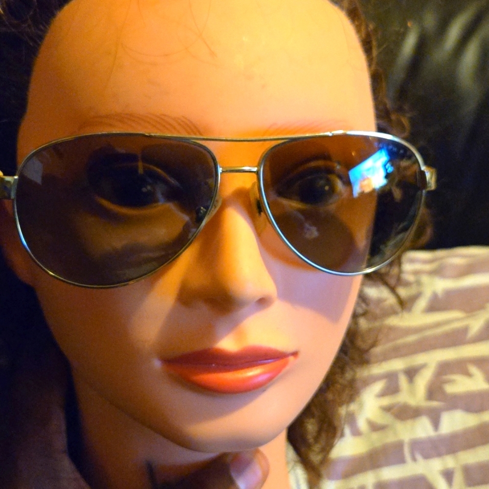 Ralph Lauren two-tone sunglasses.